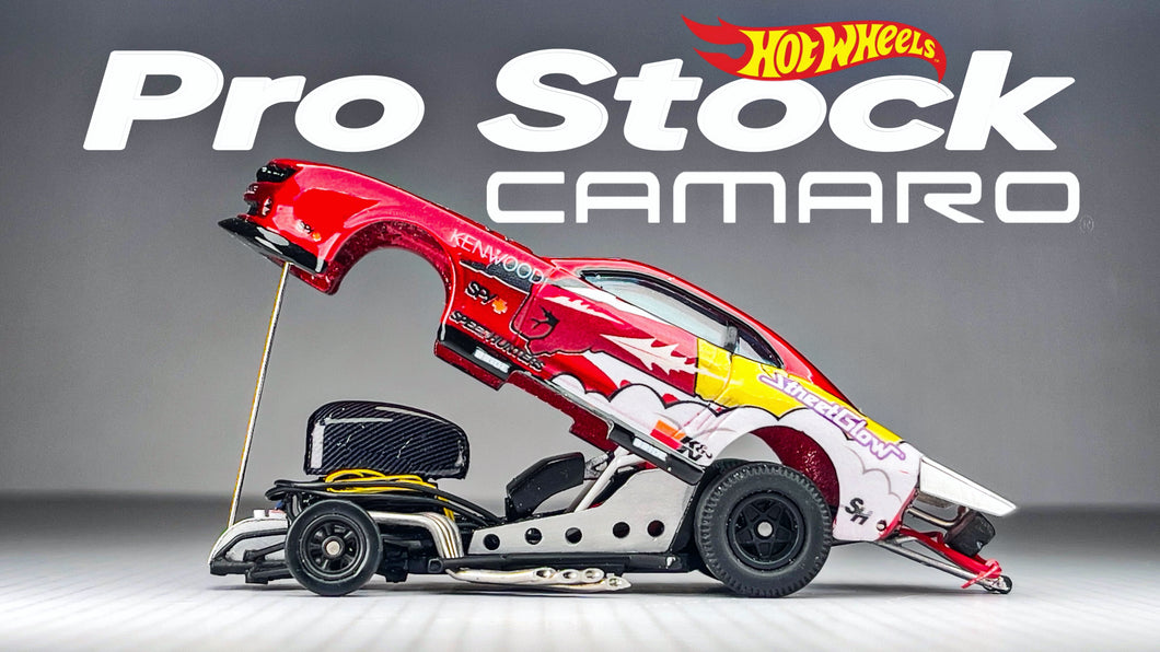 Diecast Custom - Pro Stock Drag Camaro - Hot Wheels Custom