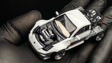 Load image into Gallery viewer, Diecast Custom - Nissan 350Z Dual Honda Honda K24 engine  - HotWheels Custom