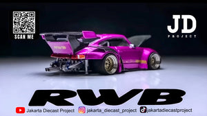 Diecast Custom - RWB Porsche Carrera - Hot Wheels Custom - SOLD