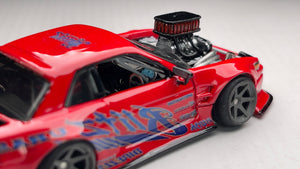 Diecast Custom - Nissan Silvia S13 V8 Tyre Slayer - Hotwheels Custom