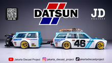 Load image into Gallery viewer, Diecast Custom - Datsun Wagon Trailer - Hot Wheels Custom - NOT FOR SALE