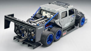 Diecast Custom - Hummer H2 V10 Twin Turbo Six Wheeler - Hot Wheels Custom