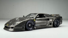 Load image into Gallery viewer, Diecast Custom - Fully Carbonized Ferrari F40 with 4 Rotor Quad Turbo Hot Wheels Custom - Hot Wheels Custom