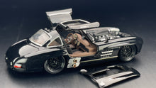 Load image into Gallery viewer, Diecast Custom - Mercedes Benz 300SL Gull Wing with V8 Turbo Engine - Hot Wheels Custom