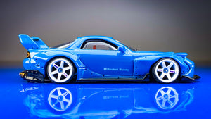 Diecast Custom - Mazda RX7 Rocket Bunny  - Hot Wheels Custom