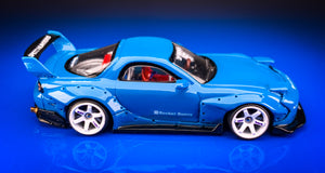 Diecast Custom - Mazda RX7 Rocket Bunny  - Hot Wheels Custom