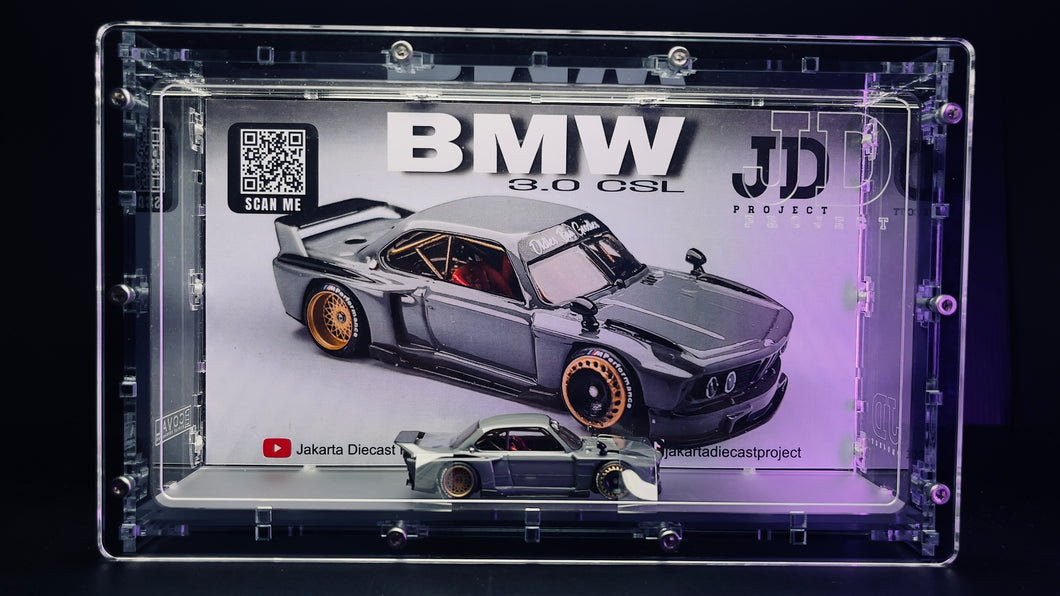 Diecast Custom - ‘73 BMW 3.0 CSL Retro Street Custom - Hot Wheels Custom