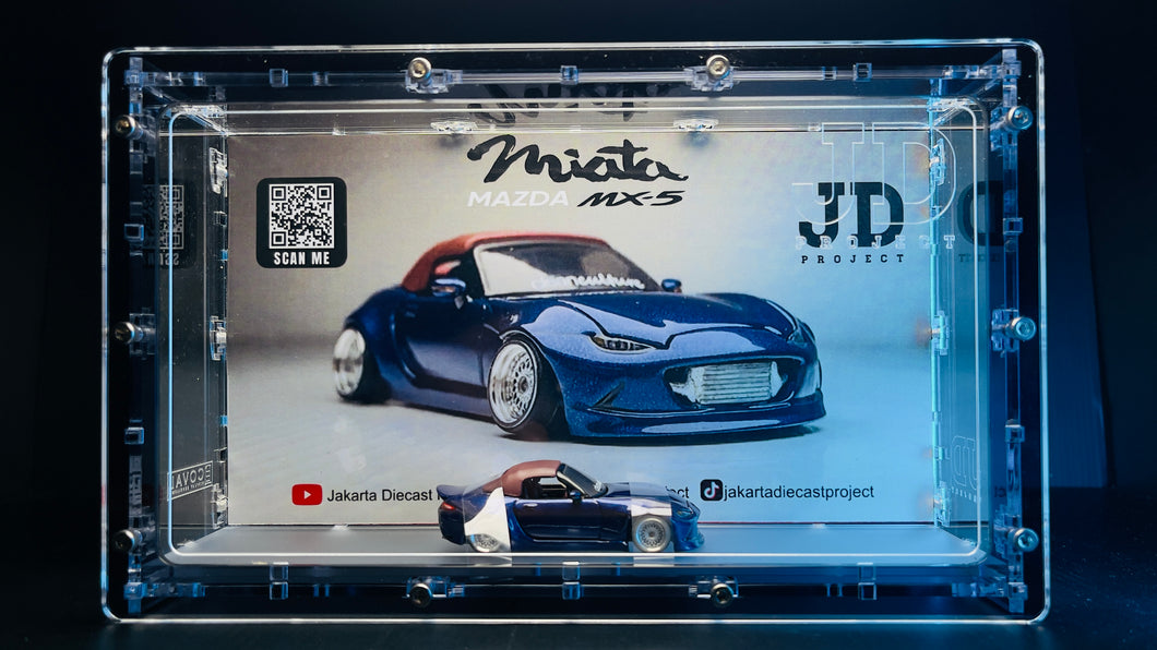 Diecast Custom - Mazda miata MX5 Roadster 4th gen, Super Wide body kit and Clean - Tomica Custom