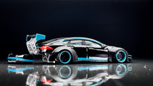 Load image into Gallery viewer, Diecast Custom - Tesla S Plaid Rocket Bunny style - Matchbox Custom