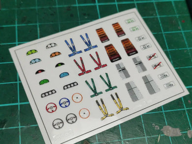 Detailing Decal for Hotwheels Interior V1