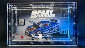 Diecast Custom - Nissan Skyline GTR R34 2 Fast 2 Furious Hycade Bodykit Rebuild - Hot Wheels Custom