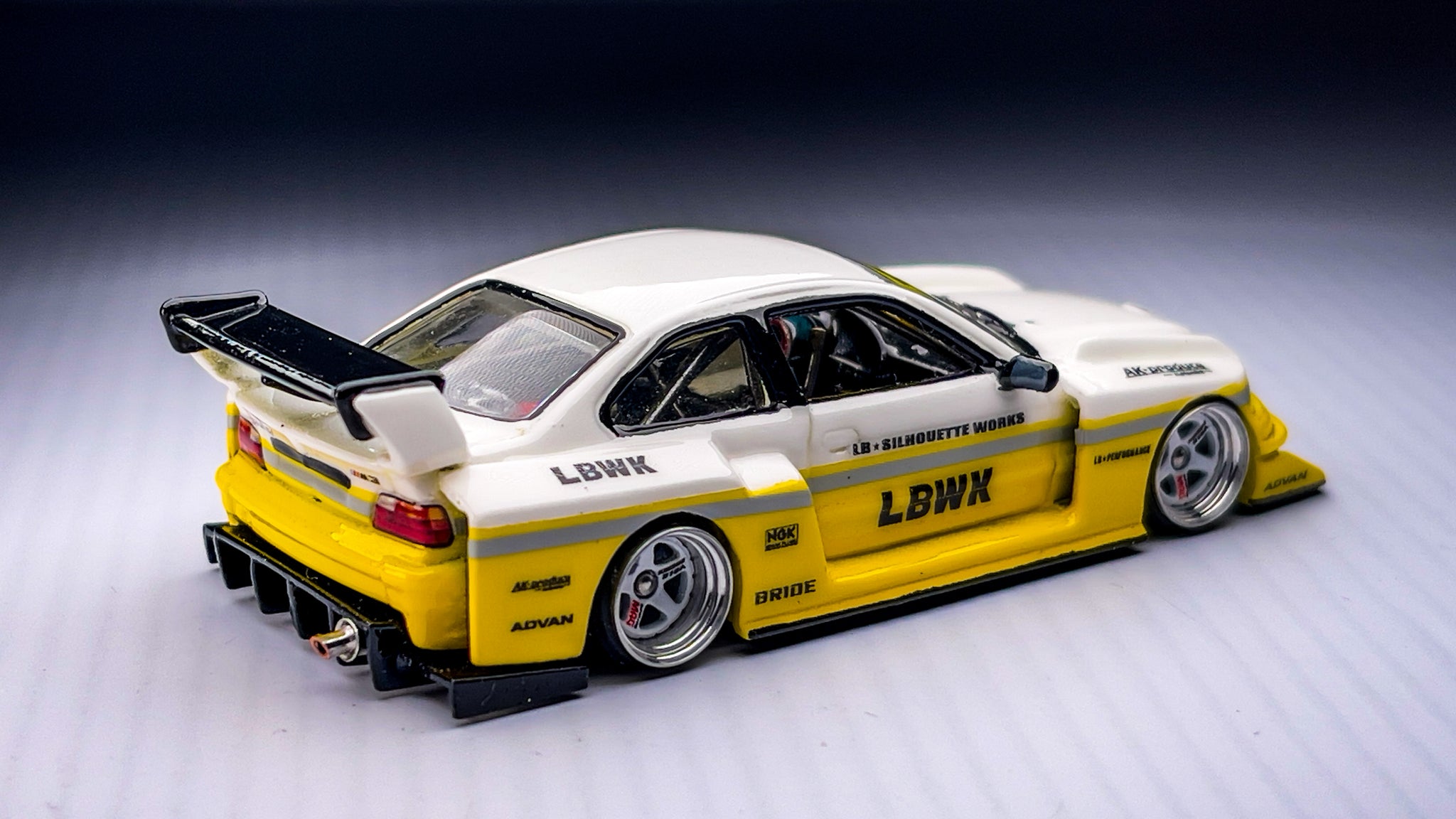 Diecast Custom - BMW M3 E36 LBWK Libertywalk Silhouette - Hot Wheels C ...
