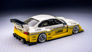 Diecast Custom - BMW M3 E36 LBWK Libertywalk Silhouette - Hot Wheels Custom