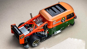 Diecast Custom - Kool Erikenstein Jägermeister Drag Bus Killer - Hot Wheels Custom