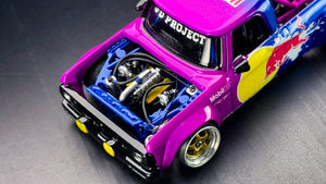 Diecast Custom - Dodge Power Wagon V8 Twin Turbo Drift Truck - Hot Wheels Custom