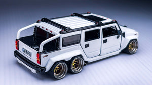 Diecast Custom - Hummer H2 Six Wheeler - Tomica Custom