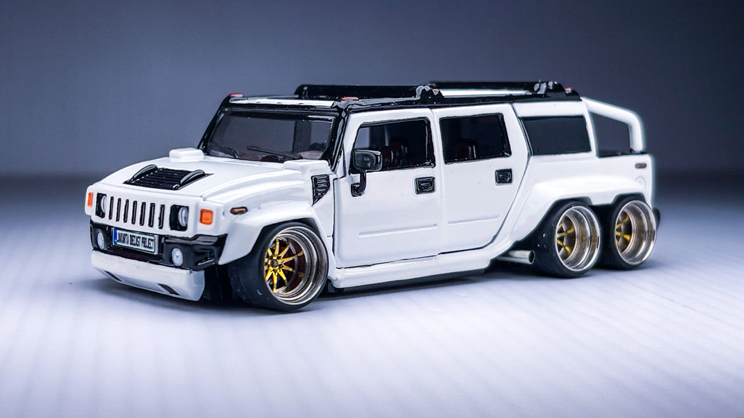 Diecast Custom - Hummer H2 Six Wheeler - Tomica Custom