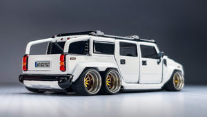 Diecast Custom - Hummer H2 Six Wheeler - Tomica Custom