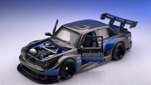 Diecast Custom - 1986 Volvo 240 Time Attack - Matchbox Custom