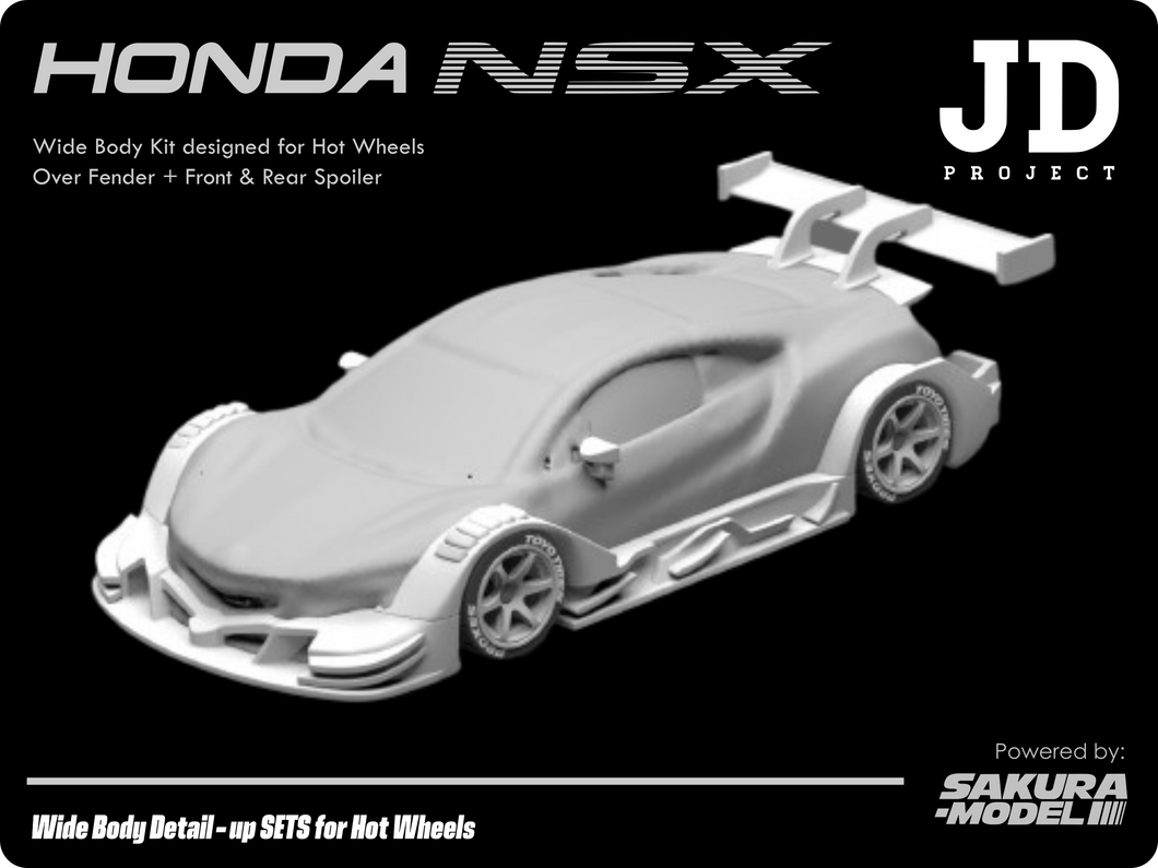Add on body kit for Hot Wheels '12 Acura NSX
