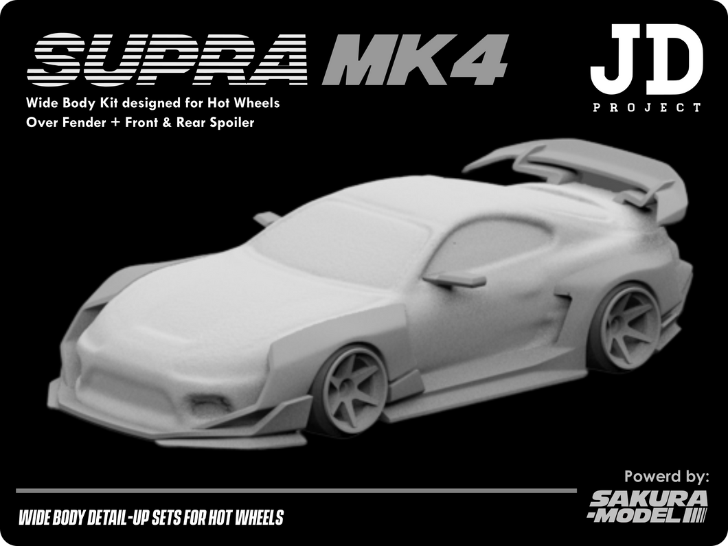 Add on body kit for Hot Wheels Supra MK4
