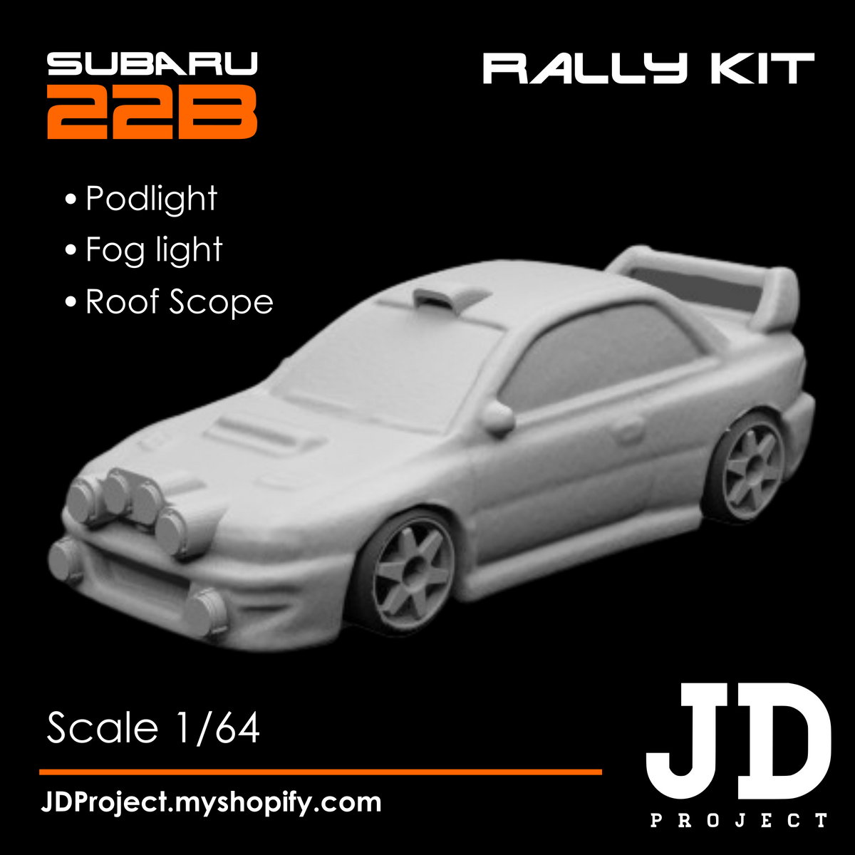 Rally Kit Subaru 22B - Accessories JDP – JDProject