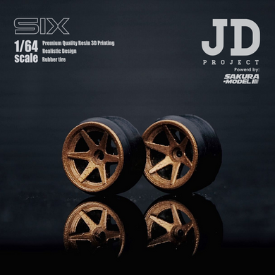JDP Custom wheel 64 scale model SIX