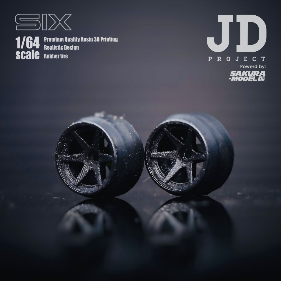 JDP Custom wheel 64 scale model SIX
