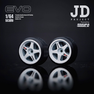 JDP Custom wheel 64 scale model EVO