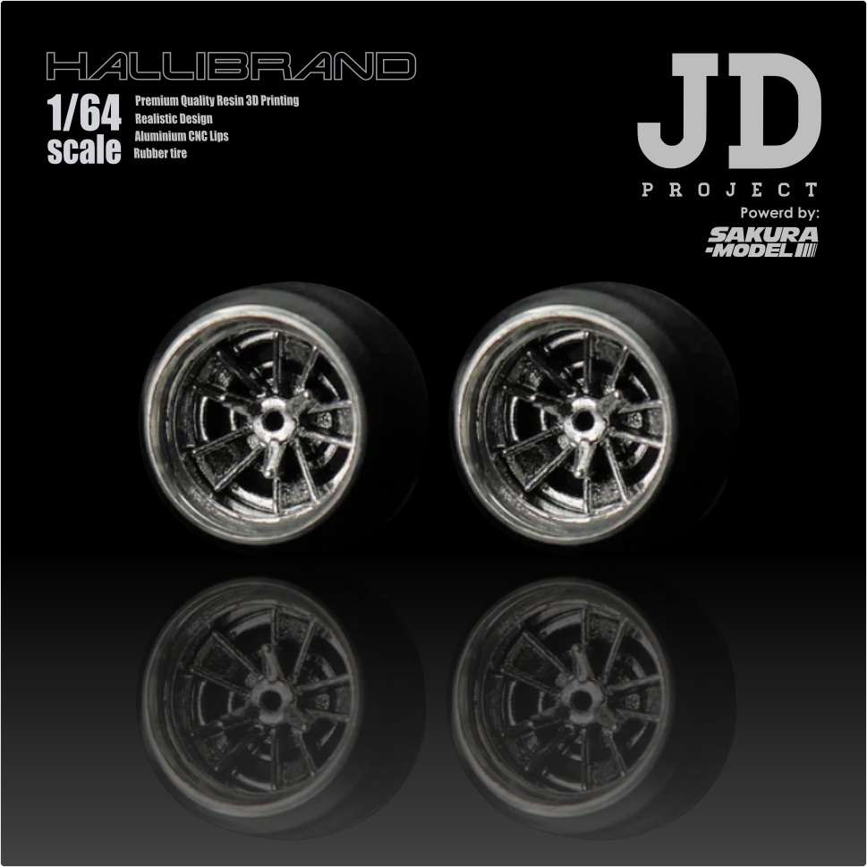 JDP Custom wheel 64 scale model Hallibrand