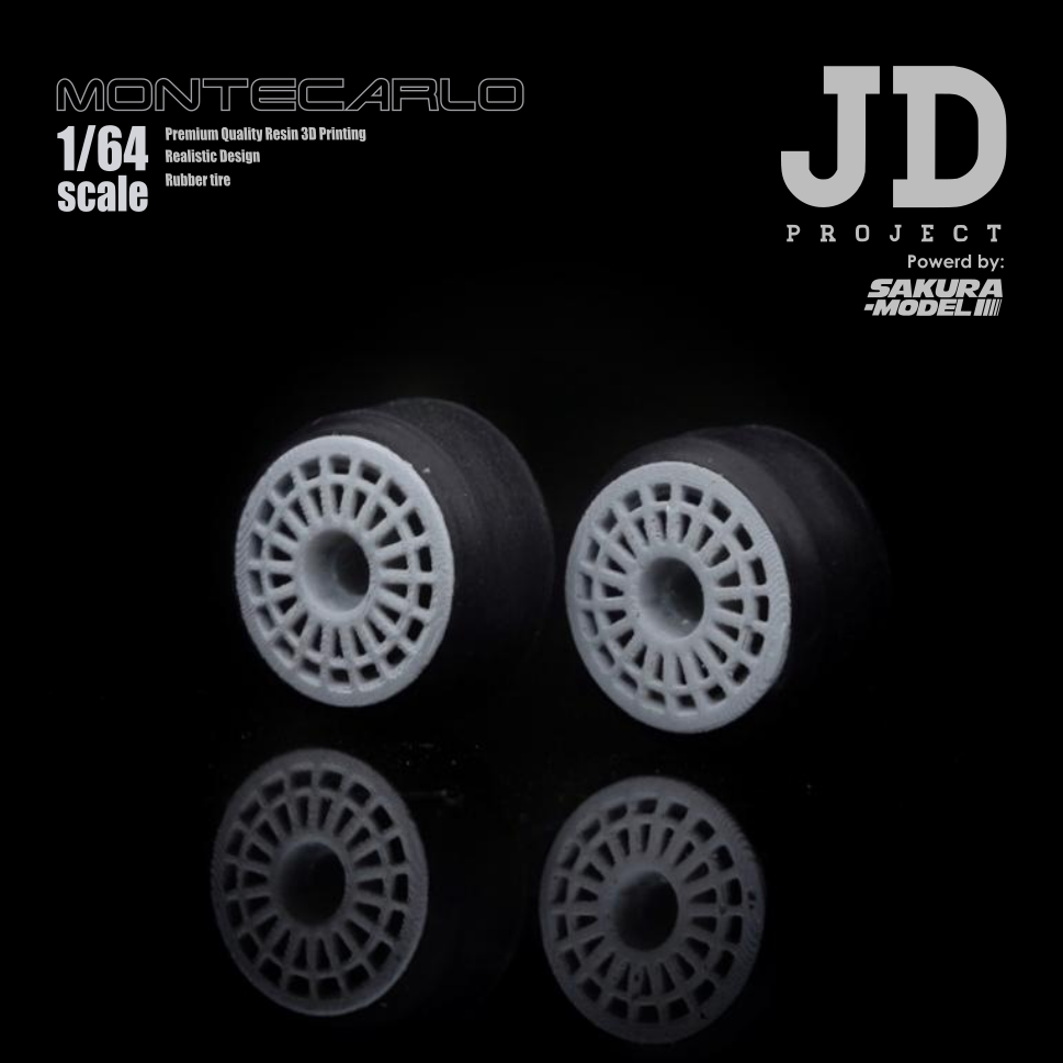 JDP Custom wheel 64 scale model Montecarlo