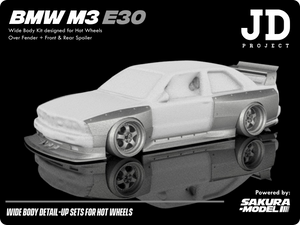 Add on body kit for Hot Wheels BMW M3 E30