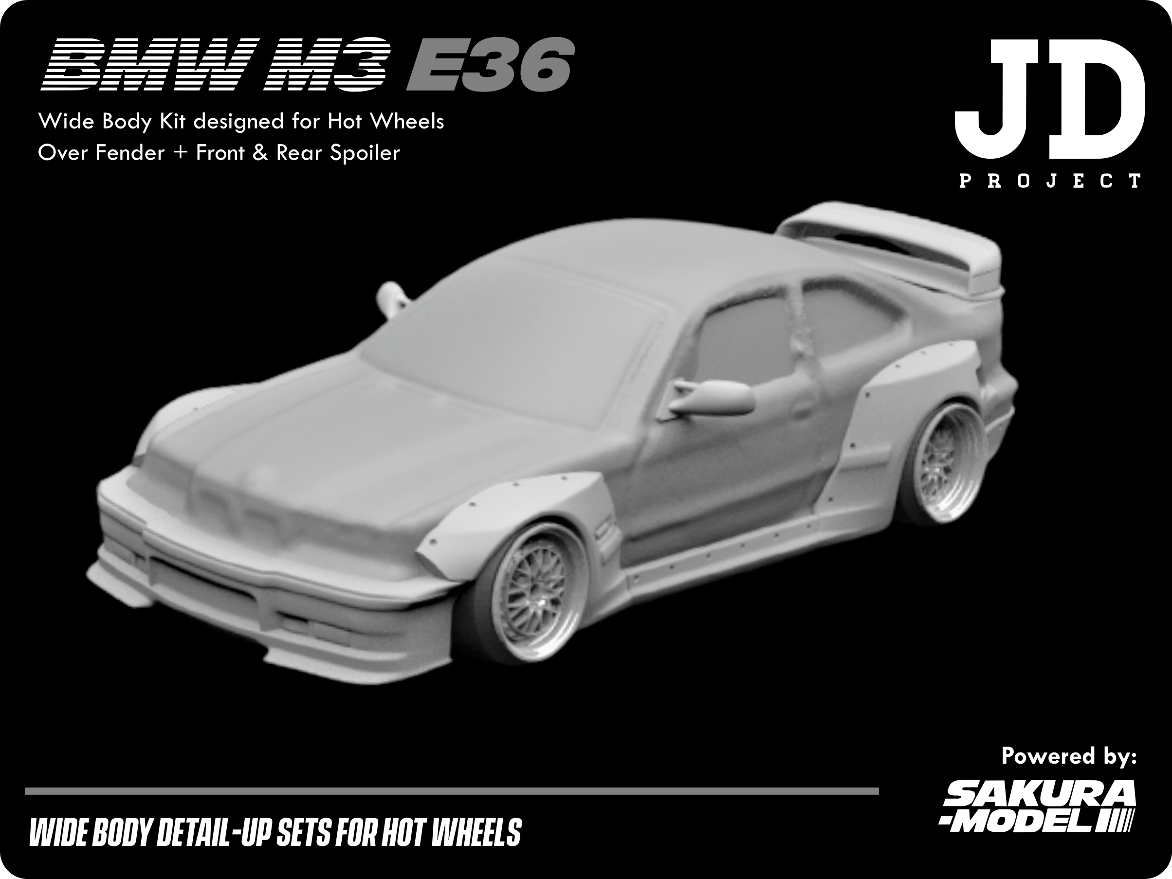 Wheels Custom Bmw E36 M3 Hot Wheels Add On Body Kit For Hot Wheels
