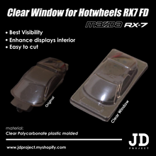 Load image into Gallery viewer, Clear Window for Hotwheels RX7 FD