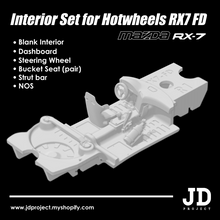 Load image into Gallery viewer, Interior Set for Hotwheels RX7 FD