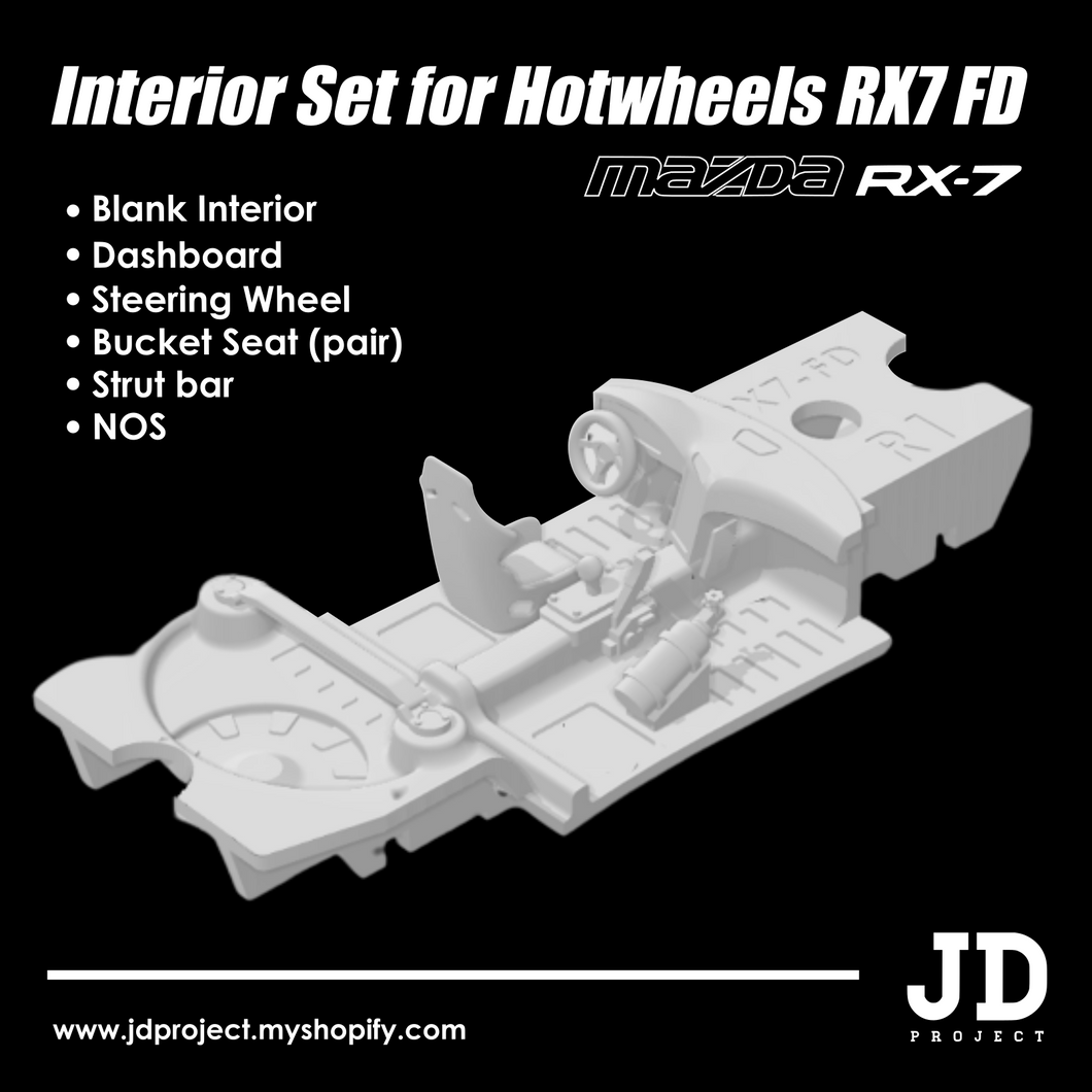 Interior Set for Hotwheels RX7 FD