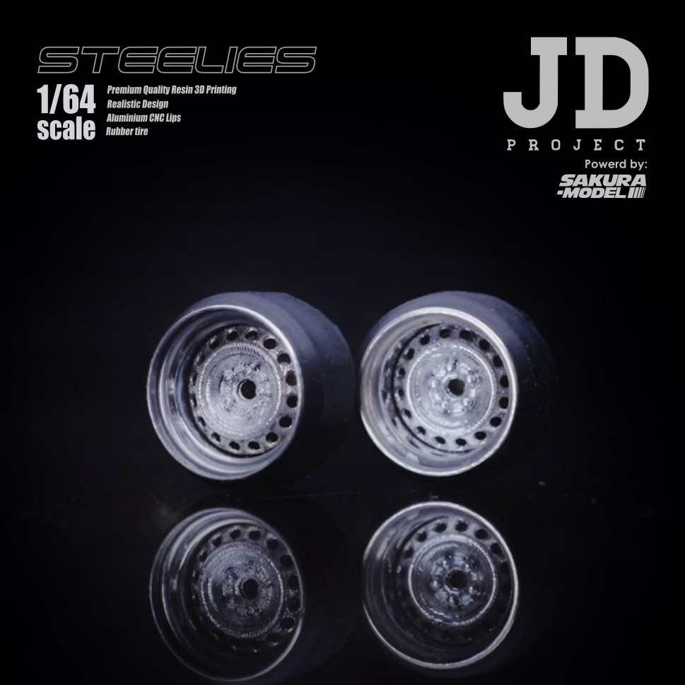 JDP Custom wheel 64 scale model Steelies