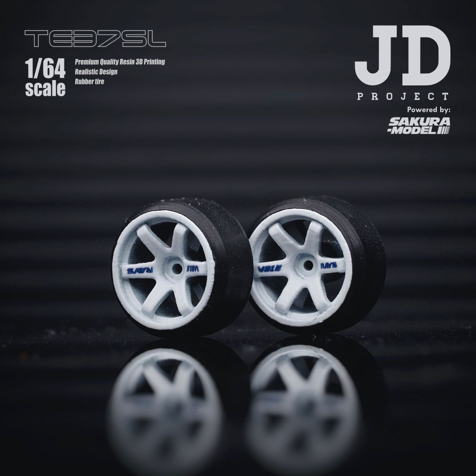 JDP Custom wheel 64 scale model TE37SL