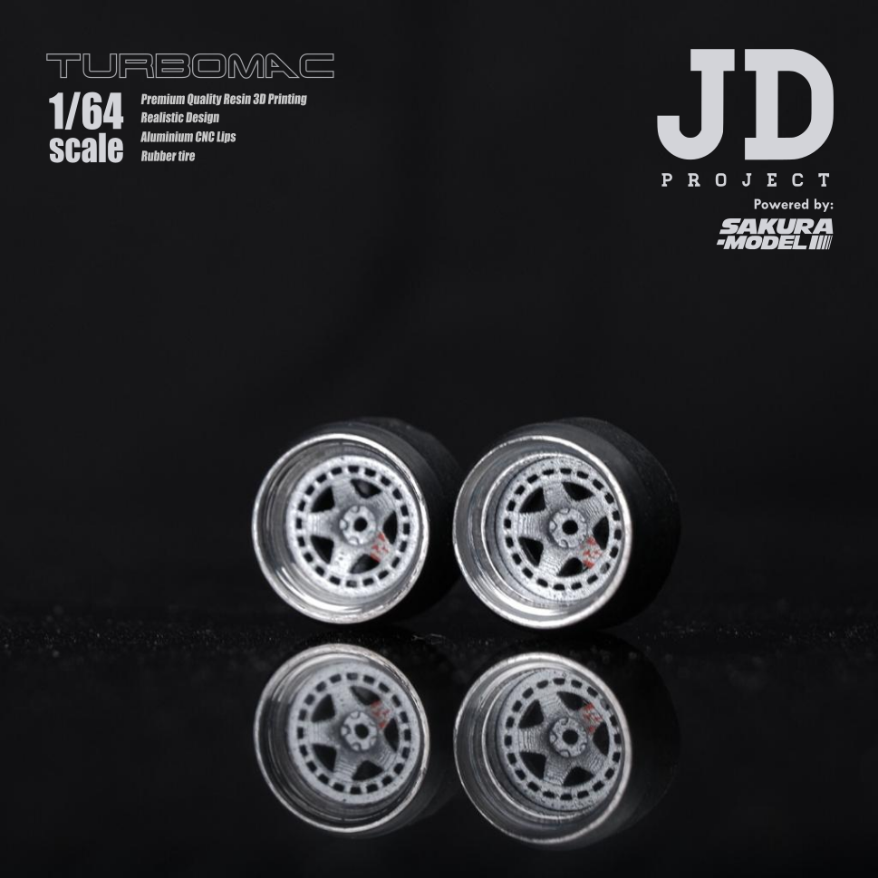 JDP Custom wheel 64 scale model Turbomac