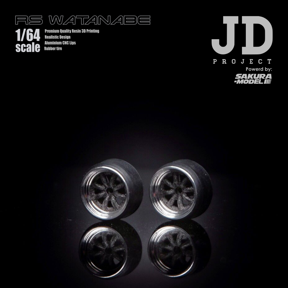 JDP Custom wheel 64 scale model Watanabe