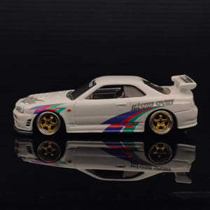 Decal Hot Wheels Skyline R34 Hasemi Sport