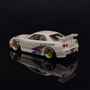 Decal Hot Wheels Skyline R34 Hasemi Sport