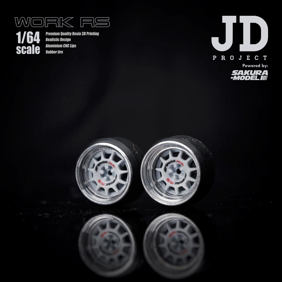 JDP Custom wheel 64 scale model Work RS